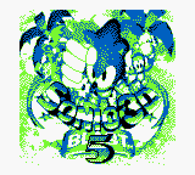 Sonic 3D Blast 5 Title Screen